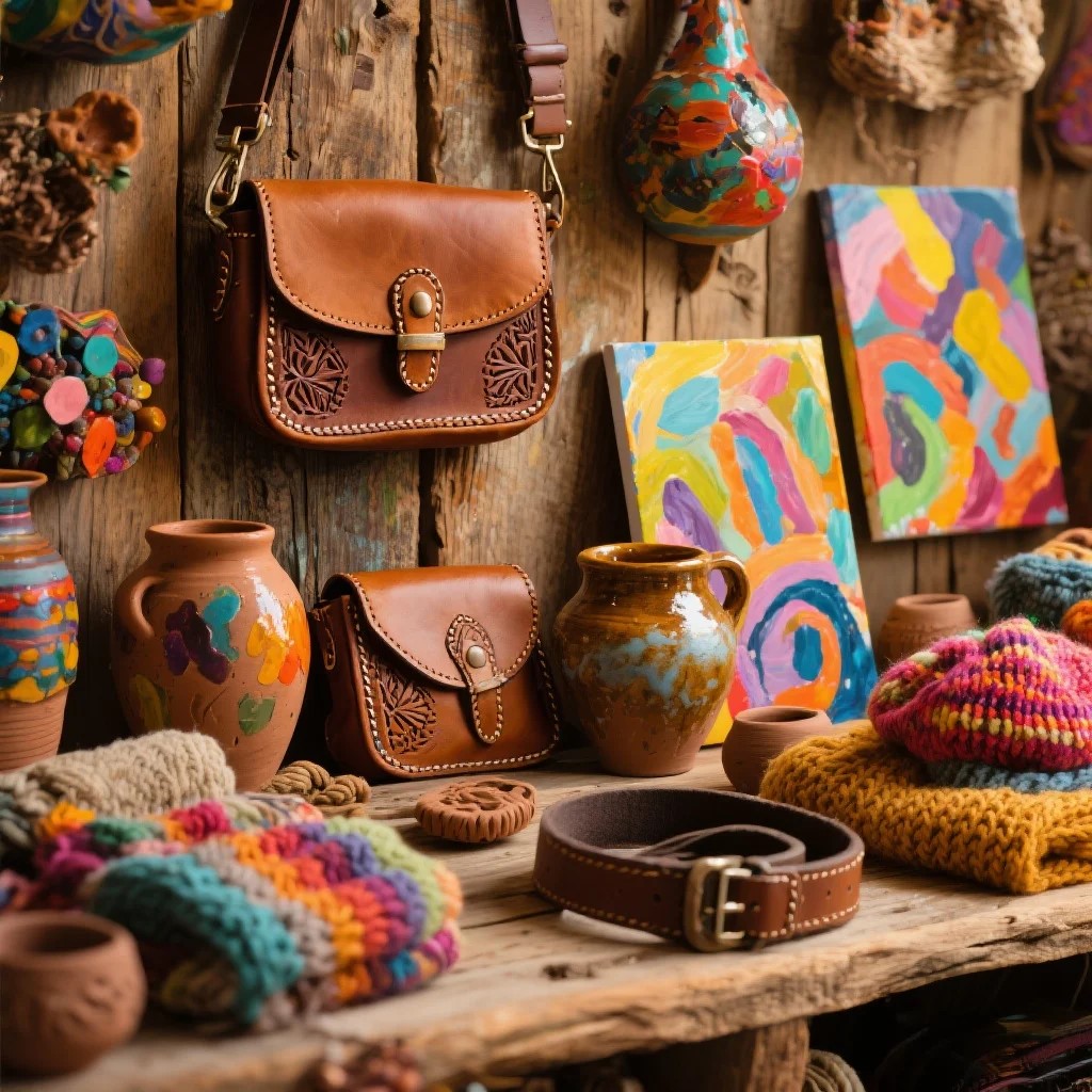 Artisan crafts and handmade goods