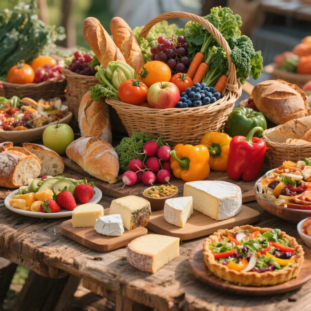 Fresh produce and food